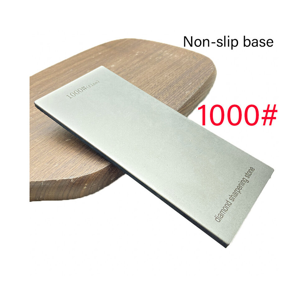 (A-Grit 1000 Black Base) Diamond Knife Sharpener Grit 80-3000# Sharpening Stone Whetstone Professional Woodwork Knive Grinding Edge Tool Anti-Skid Bas 4856906212452