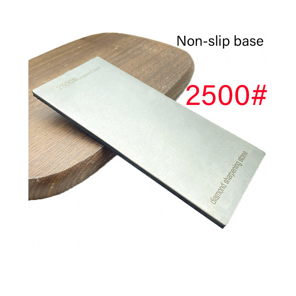 (A-Grit 2500 Black Base) Diamond Knife Sharpener Grit 80-3000# Sharpening Stone Whetstone Professional Woodwork Knive Grinding Edge Tool Anti-Skid Bas 4856906212537