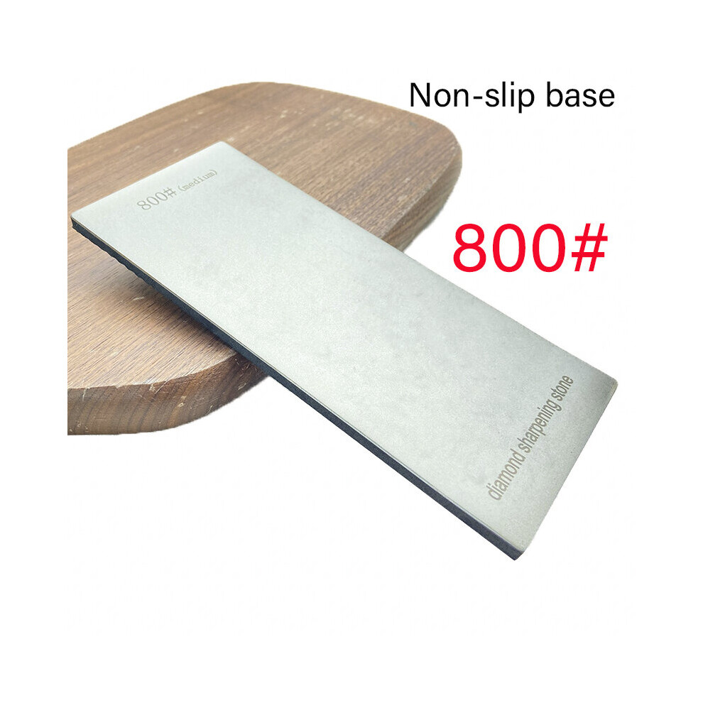 (A-Grit 800 Black Base) Diamond Knife Sharpener Grit 80-3000# Sharpening Stone Whetstone Professional Woodwork Knive Grinding Edge Tool Anti-Skid Base 4856906212612