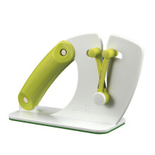 (a-Green sharpener as photo) RISAMSHA 2021 New Kitchen Knife Sharpener Professional Knives sharpener Edge Auto-adjust Blade Easy To Use Quick Sharpening tool