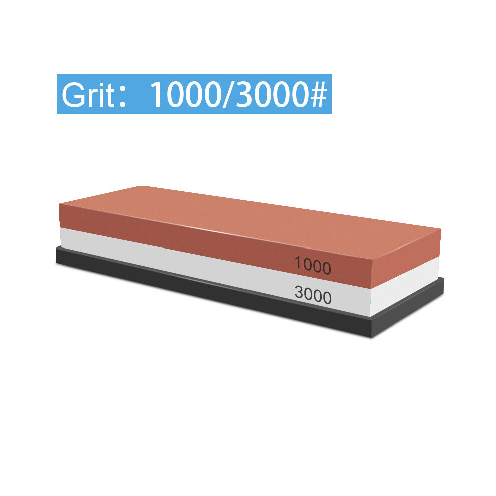 (A-1000-3000 Ships Within 24 Hour) 3000/10000 Grit Sharpening Stone Wet Water Whetstone Professional Knife Sharpener Fixed Angle System Polishing Grin 4856906216047