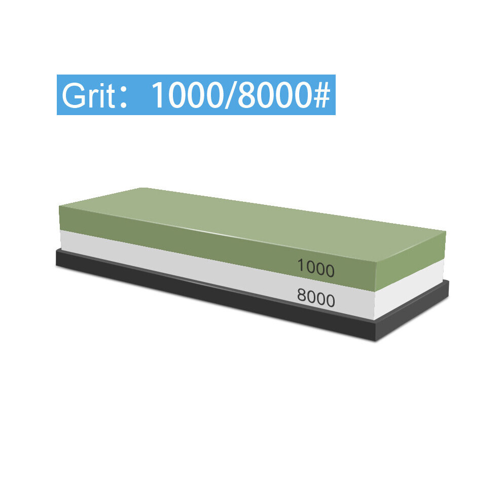 (A-1000-8000 Ships Within 24 Hour) 3000/10000 Grit Sharpening Stone Wet Water Whetstone Professional Knife Sharpener Fixed Angle System Polishing Grin 4856906216085