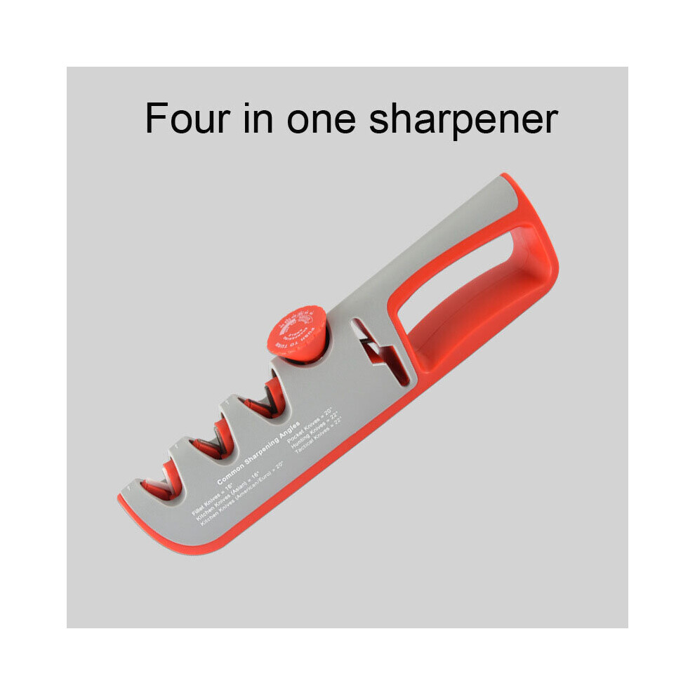 (A-Transparent Sharpeners) Risam Adjustable Angle Button Sharpener Tool Knife Sharpener 3 Stage Scissors Sharpening Stone Professional Grinder Knives 4856906278694
