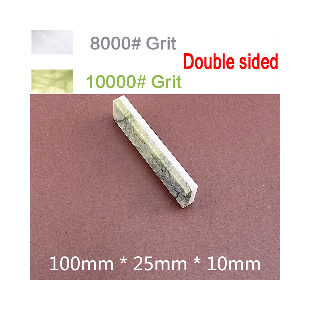 (A-8000 10000 Ships Within 24 Hour) 10000# Natural Green Agate Sharpening Stone Whetstone Grinding Polishing Shaved Bar Kitchen Knife Sharpener Honing 4856906256630