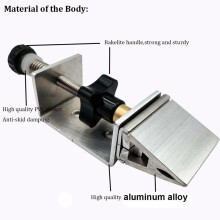 (a-New clip) Refit version Ruixin Pro Knife sharpener system reversal clip Cross slider Double row clip for Edge sharpener diamond stone