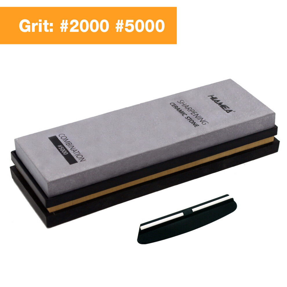 (A-2000 5000) Hiamea New Ceramic Whetstone Knife Sharpener Whetstone Sharpening Stones Grinding Stone System Water Stone Honing Whetstone 4856906263874