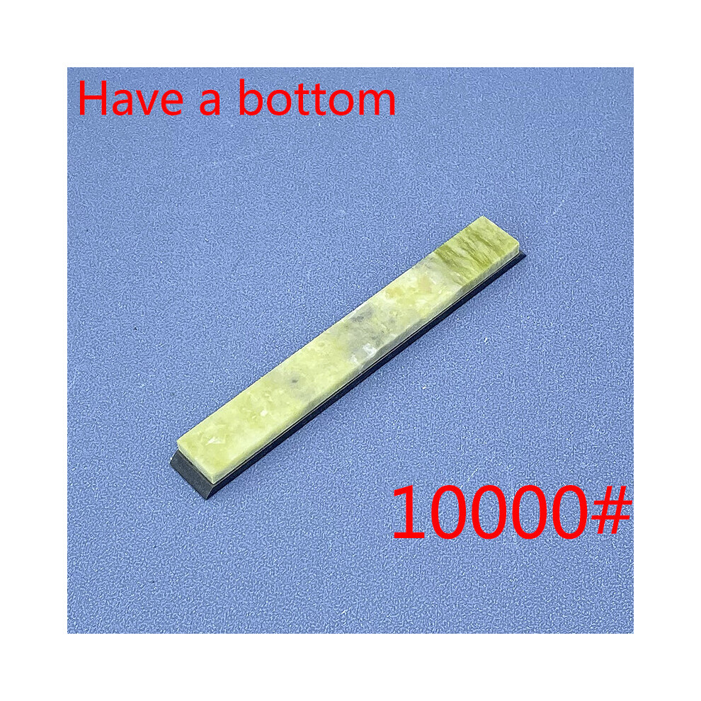(A-10000Grit Ships Within 24 Hour) 10000# Natural Green Agate Sharpening Stone Whetstone Grinding Polishing Shaved Bar Kitchen Knife Sharpener Honing 4856906256517