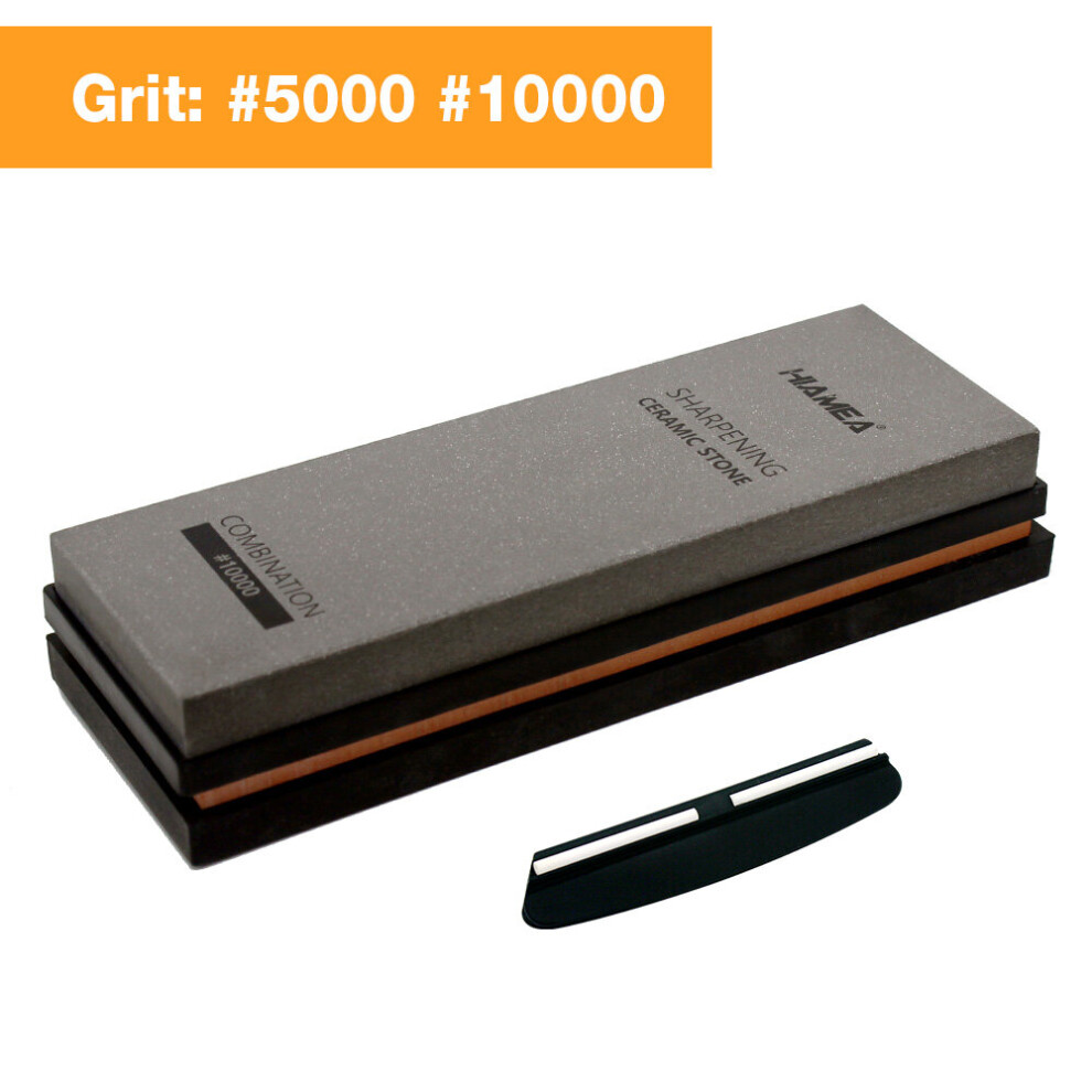 (A-5000 10000) Hiamea New Ceramic Whetstone Knife Sharpener Whetstone Sharpening Stones Grinding Stone System Water Stone Honing Whetstone 4856906263959
