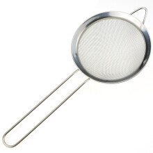 (a-1pc 7cm) Kitchen Colander Filter Strainer Stainless Steel Wire Fine Mesh Sieve Oil Flour Colander Sifter DIY Kitchen Tools For Filtering