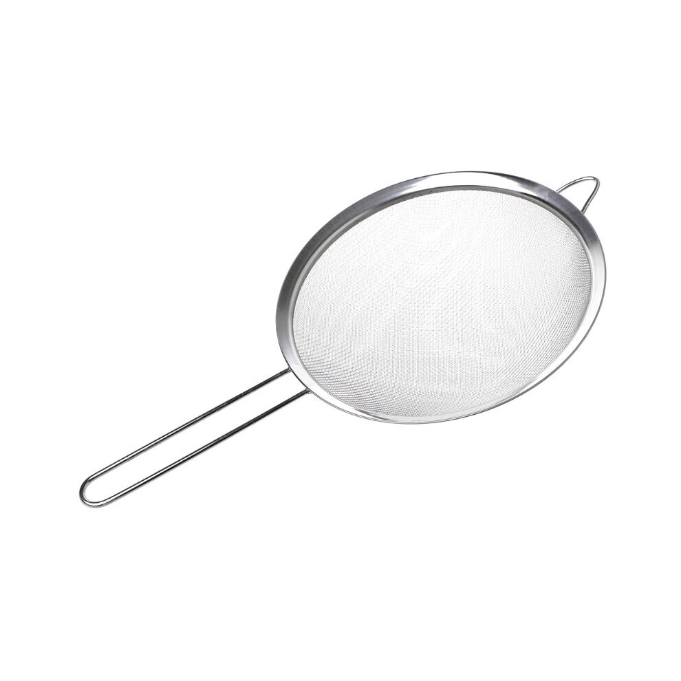 (a-Silver 14cm) Kitchen Stainless Steel Flour Tea Strainer Mesh Colander Sieve Filter Sifter-image-OPC-PBQ8D56-NEW