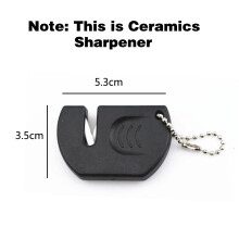 (a-Mini Sharpener Black) Professional Knives Sharpener Grinding Tungsten Whetstone Portable Sharpening Stone Vagetable Sharpener for Knife Kitchen Gadget