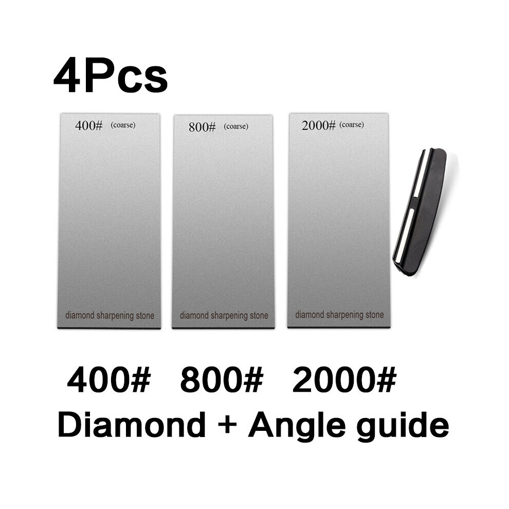 (A-4Pcs C Sharpening Stone) 180/600/1500/2500 Set Diamond Sharpening Stone Base Kitchen Whetstone Blade Sharp Bar Apex Edge Musat Knife Sharper Flakes 4856906259426
