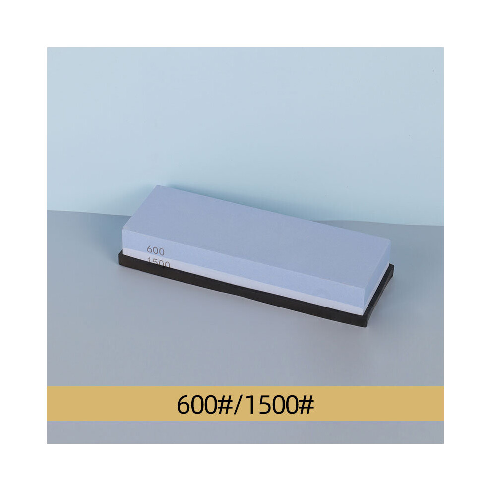 (A-600 1500) Dual Side Knife Sharpener Whetstone Sharpening Stone Professional Grinding Kitchen Tools Accessories Gadgets Wet Girt Honing Set 4856906246099