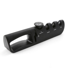 (a-Black) 5 In1 Knife Sharpener Multifunction Professional Knives Grinder Scissors Adjustable Diamond Manual Sharpener Stone Kitchen Tool