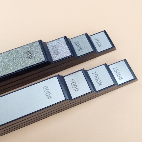 (a-1500 grit) knife sharpener diamond whetstone 80-3000 Grit Kitchen Scissors Razor Sharpener Diamond Whetstone Polished leather sharpener 2