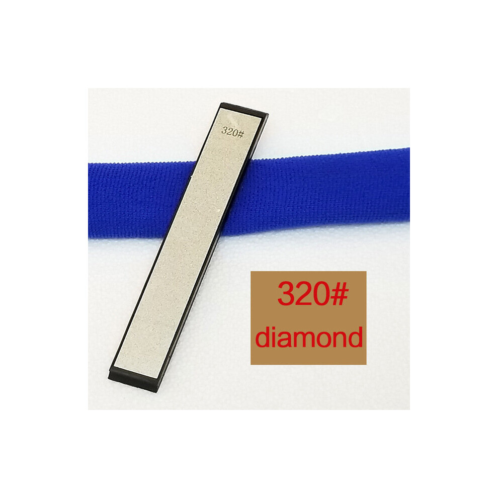 (A-320 Grit 16Cm) Diamond Sharpening Stone Professional Kitchen Knife Sharpener Sharpeningstone Grinding Tool 600 1000 2000 3000 Grit Whetstone 4856906240653