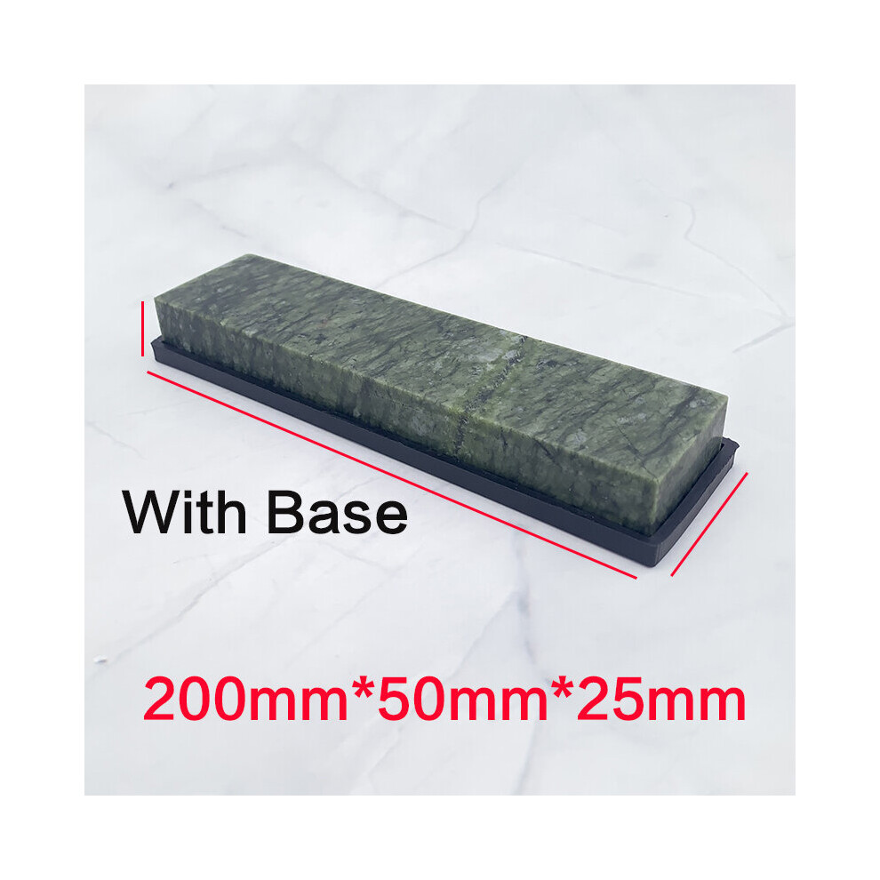 (A-H) 10000 Grit Natural Green Agate Sharpening Stone Whetstone Fine Grinder Polishing Shaved Bar Kitchen Knife Sharpener Honing Tool 4856906223274