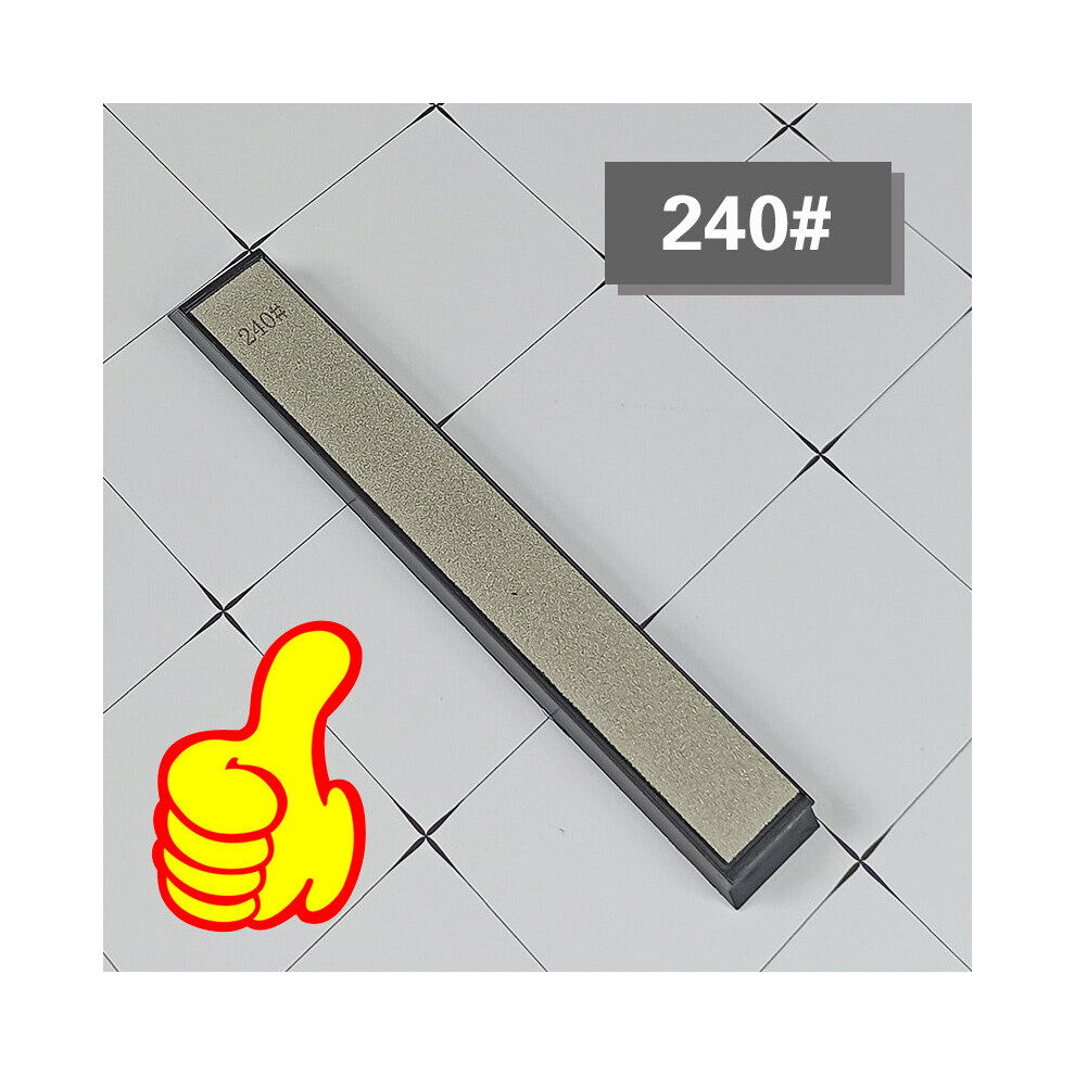 (A-Jin 240 Choice) Diamondnal Knife Sharpener Replacement Fixed Angle Sharpening Stone System Grinding Bar Diamond Whetstone Oil Stone 4856906231132
