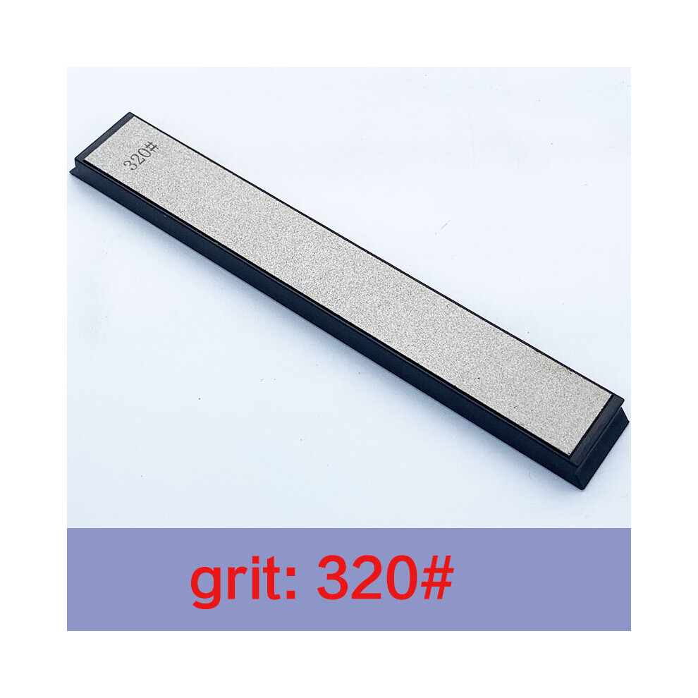 (A-320Grit) High Quality Diamond Whetstone Knife Sharpener Fixed Angle Knife Sharpener Sharpening Stone Diamond Whetstone Oil Stone Honing 4856906258665