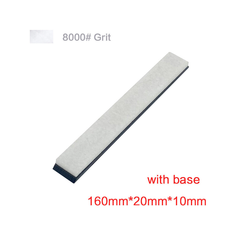 (A-V) 10000 Grit Natural Green Agate Sharpening Stone Whetstone Fine Grinder Polishing Shaved Bar Kitchen Knife Sharpener Honing Tool 4856906223403