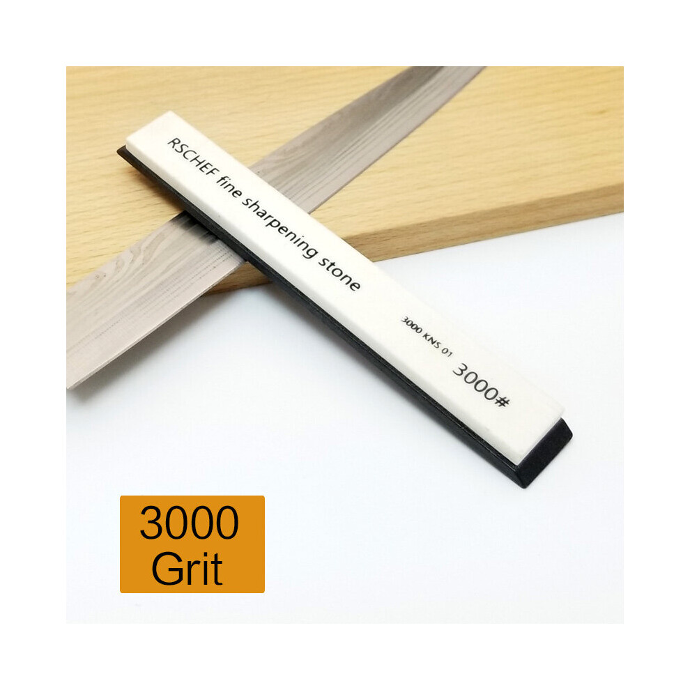 (A-3000Grit) Grindstone Kitchen Abrader Grit Fix Angle Grind Whetstone Sharpen Bar Knife Wet Stone Grinder Tools Knife Sharpening System 4856906282745