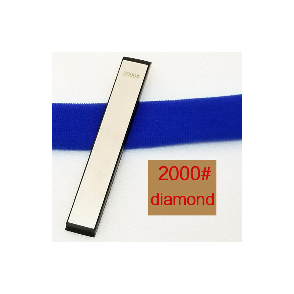 (A-2000 Grit 16Cm) Diamond Sharpening Stone Professional Kitchen Knife Sharpener Sharpeningstone Grinding Tool 600 1000 2000 3000 Grit Whetstone 4856906240615