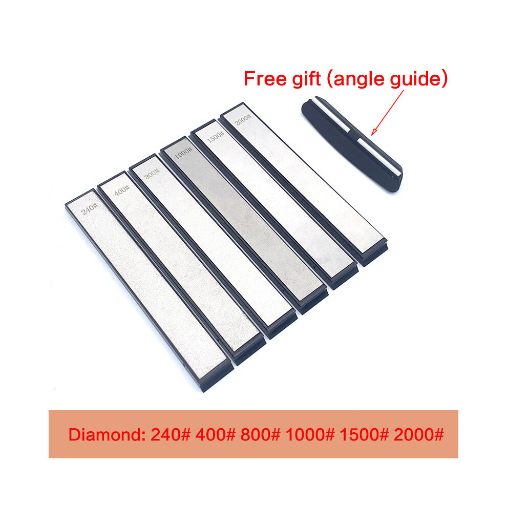 (A-Set 5) Diamond Stone Set Fixed Angle Knife Sharpener Sharpening Stone Diamond Whetstone Household Sharpen Accessories Honing Stone Tool 4856906268671