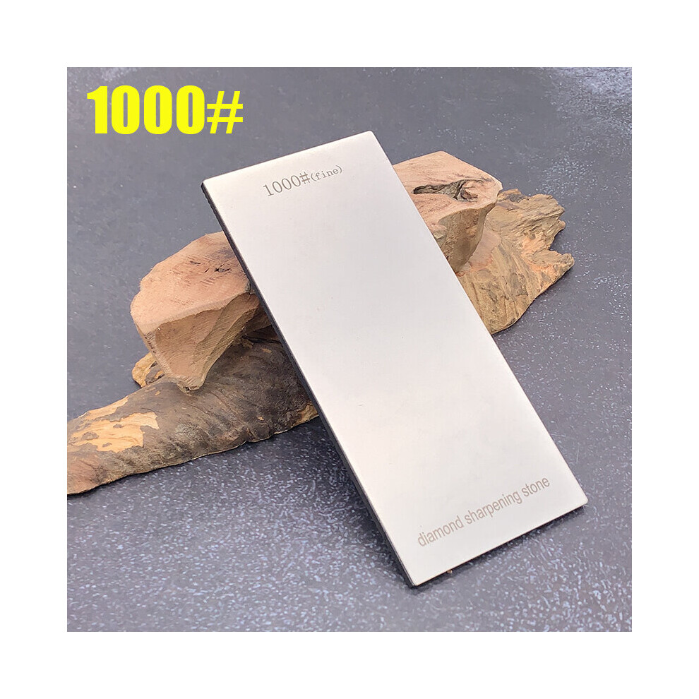(A-1000 Grit) 1000 1500 Girt Diamond Plate With Eva Base Professional Sharpening Stone Grinder Whetstone Knife Sharpener System Accessories 4856906250485
