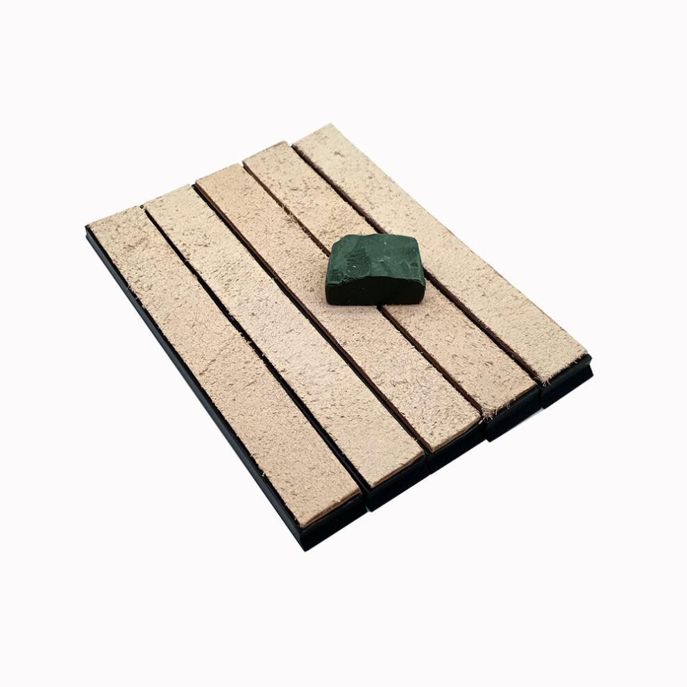 (A-5Pcs Leather Wax) Leather Honing Strop Compound Grinding Knife Paste Sharpener Sharpening Stone Fine Grind Grinding Oil Stone Fixed Tools Ruixin 4856906267377