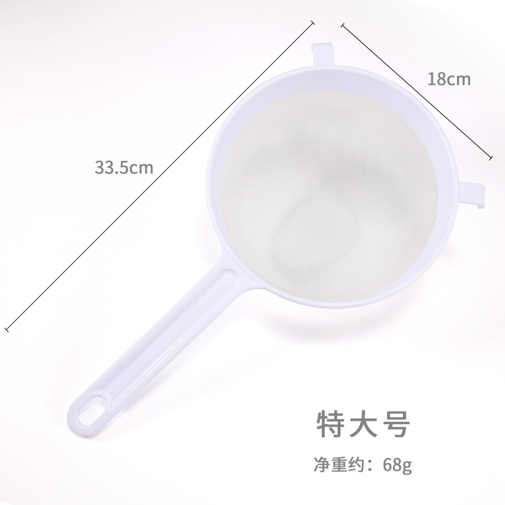 (a-18CM) Kitchen Reusable Handheld Plastic Screen Tea Leaf Strainer Flour Sieve Colander Mesh Sieve Filtering Food Kitchen Accessories-image-OPC-PBQ8G86-NEW