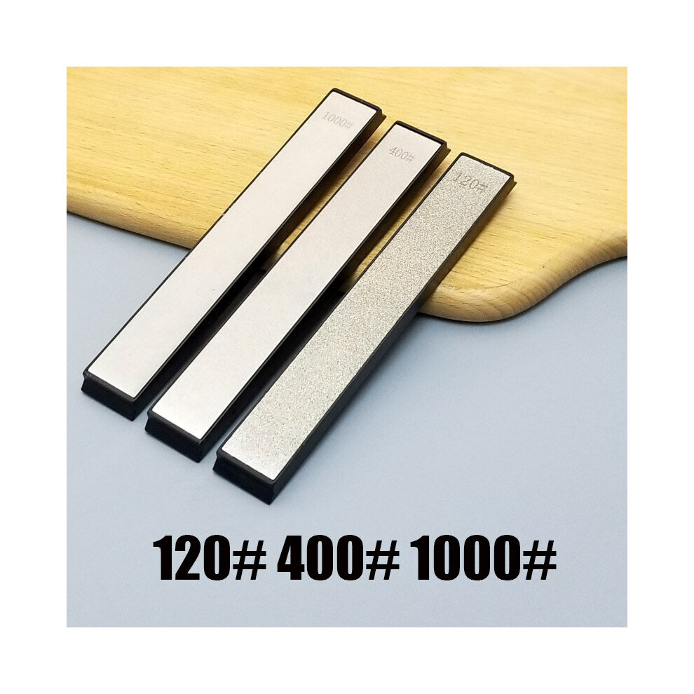 (A-Set-A As Shown) 600 1000 Grit Diamond Knife Sharpener Sharpening Stone Bars Professional Sharpening Knife Stone Kitchen Tools Whetstone 4856906265731