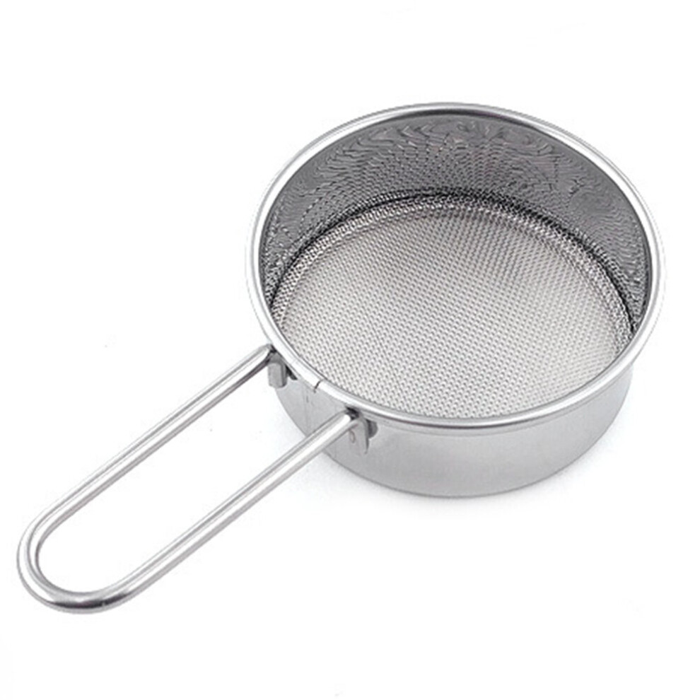 1Pc Stainl&ess St$eel Flour Sieve Hand-Held Mesh Screen Filter Baking Sifter With Handle Flour Strainer For Kitchen Accessories-image-OPC-PBQ8GST-NEW