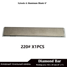(a-1pcs 220 Grit) New Diamond bars whetstone grinding stone Edge pro Knife sharpener Ruixin pro rx008 sharpening system 80-3000 Diamond stone 5.9"