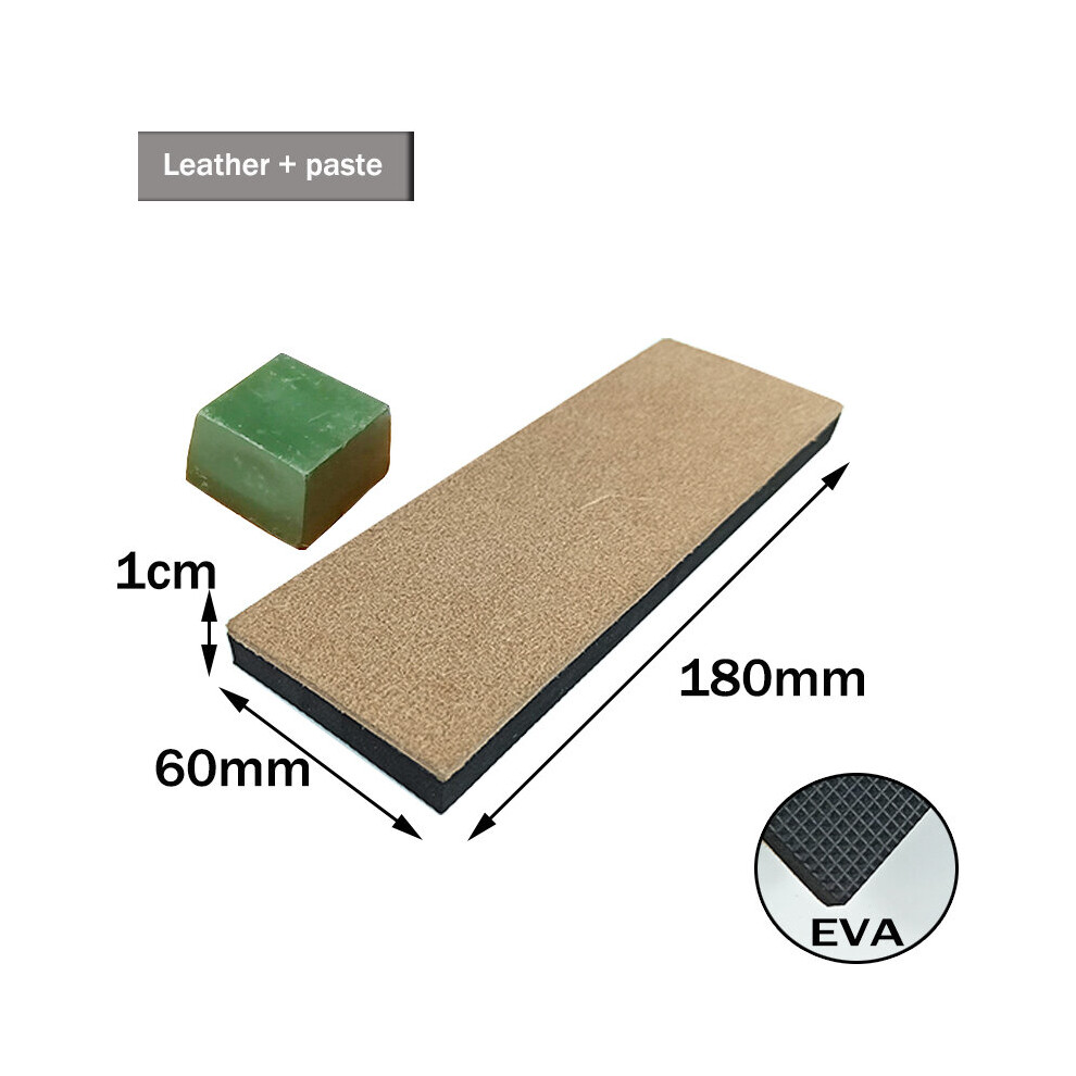 (A-Eva 180Mm Pi 3Cm Gao -) Knife Polishing Sharpener Sharpening Stone Leather Honing Strop Compound Grinding Knife Paste Polishing Paste Sharpening T 4856906247959