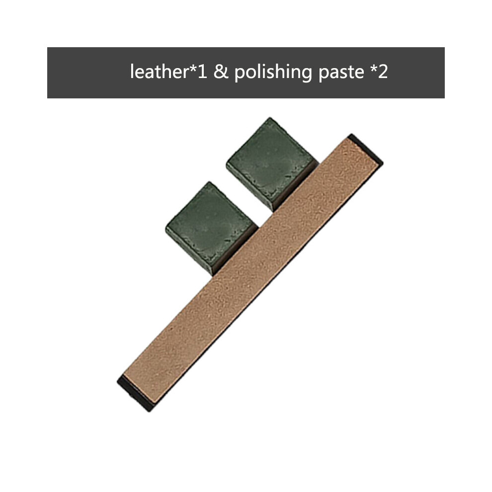 (A-Pi Gao 3Pcs -) Knife Polishing Sharpener Sharpening Stone Leather Honing Strop Compound Grinding Knife Paste Polishing Paste Sharpening Tool 4856906248024