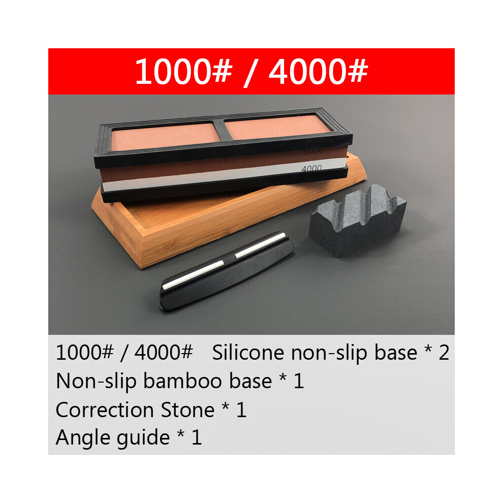 Photos - Other Hand Tools  4pcs Knife Sharpener Whetstone Sharpening Stones water stone honing kitchen Tool 4in1 240-8000Gr(a-4in1 1040 Ship With 24h)