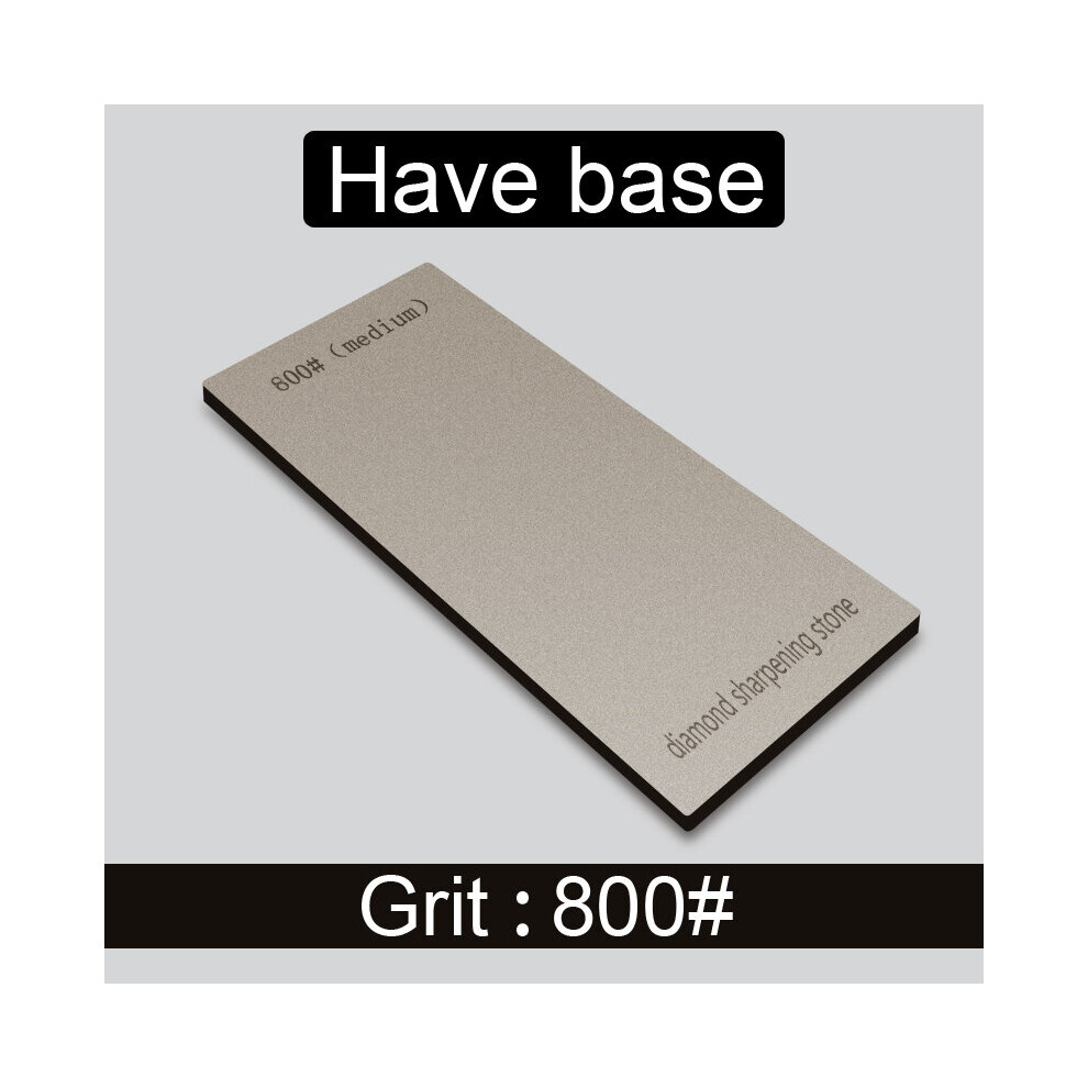 (A-Have Base 800Grit Diamond Sharpeners) 170*75Mm Diamond Knife Sharpener Sharpening Stone Grit 80-3000# Grindstone Diamond Tools Fine Grinding Whetst 4856906211752