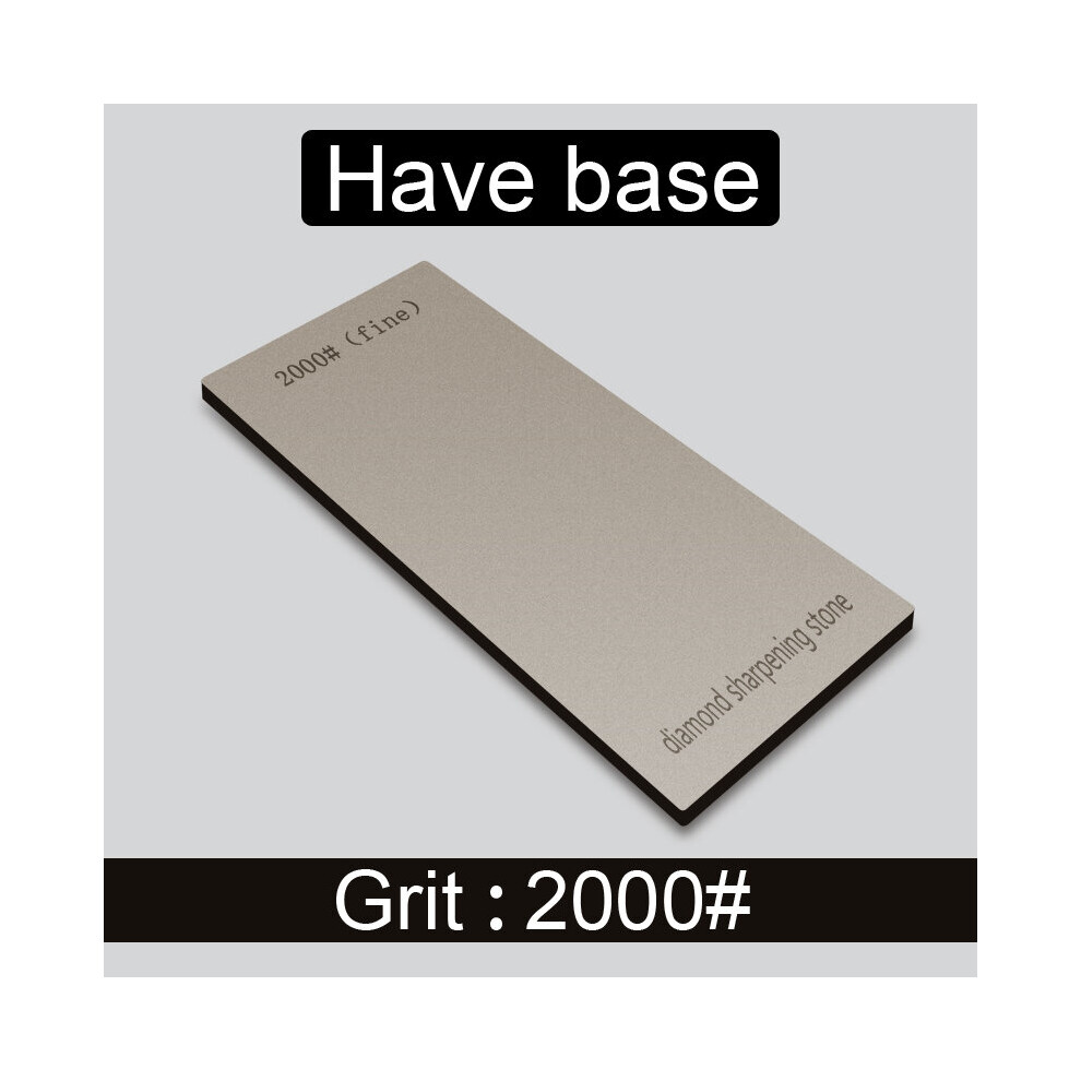 (A-Have Base 2000Grit Diamond Sharpeners) 170*75Mm Diamond Knife Sharpener Sharpening Stone Grit 80-3000# Grindstone Diamond Tools Fine Grinding Whets 4856906211684