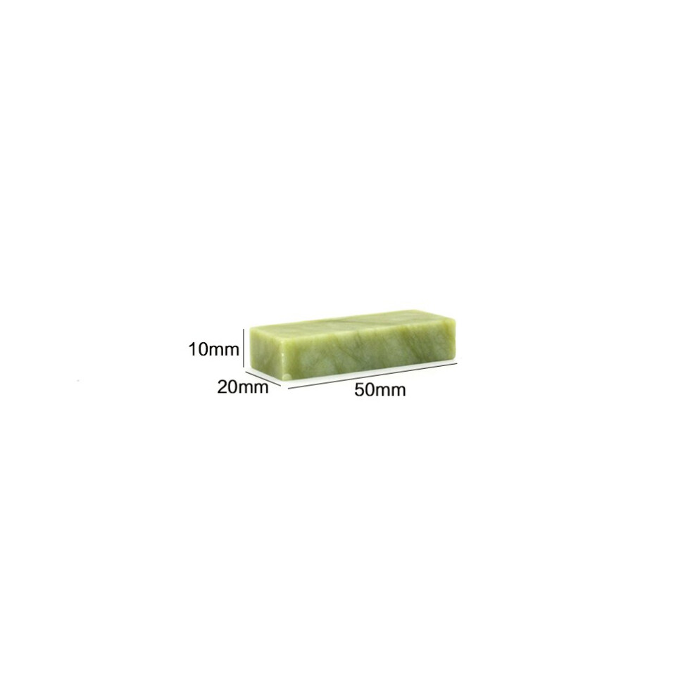 (A-A M) Knife Sharpener Sharpening Stone 10000 Grit Whetstone Oil Stone Honing Stones Natural Green Grindstone 4856906258061