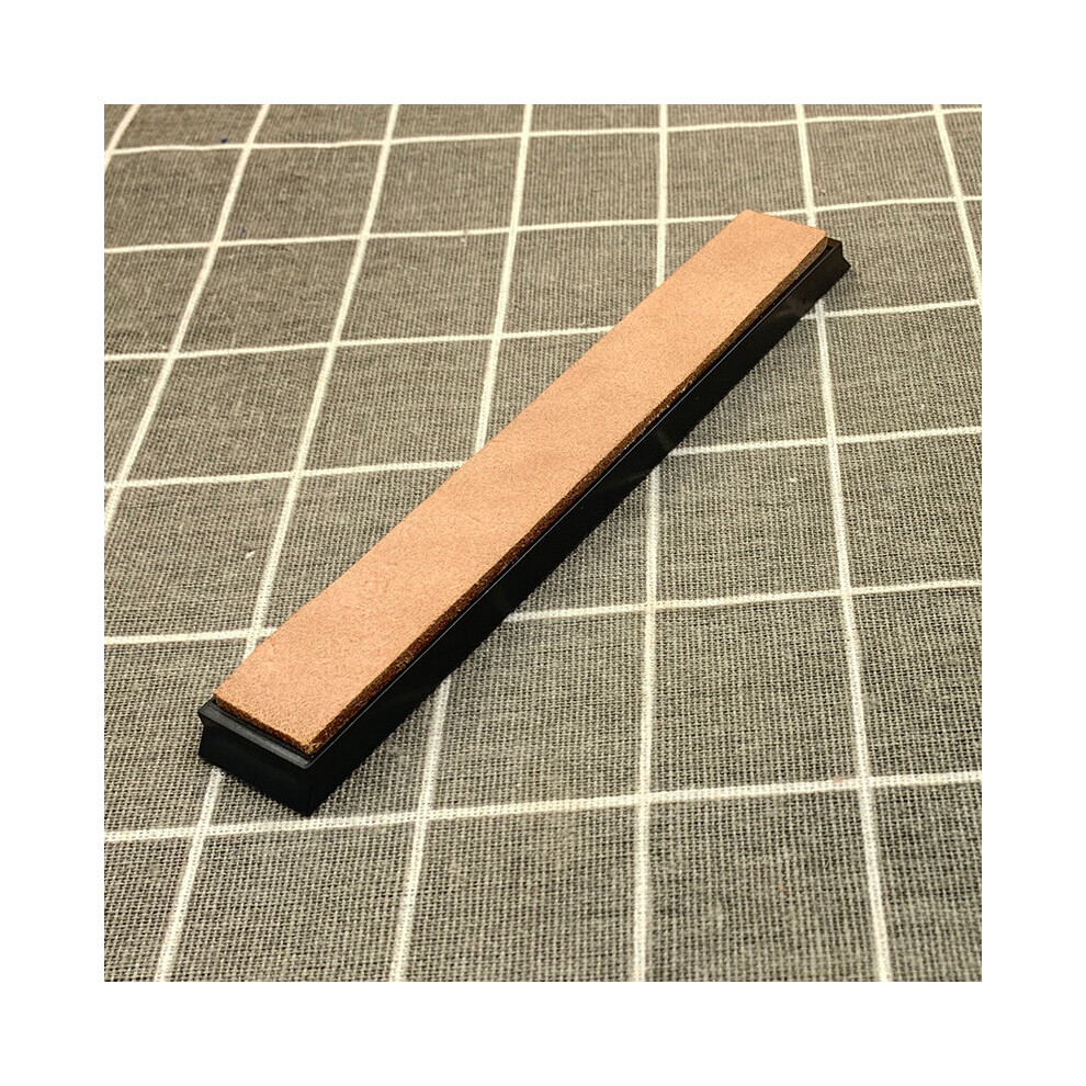 (A-Leather) Knife Polishing Sharpener Sharpening Stone Leather Sharpening Plate Sharpening Tool Polishing Paste Compound Grinding Paste 4856906235123