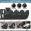 (a-White as picture) Knife Sharpener Adjustable Manual 4 Stages Scissors Sharpening Stone Kitchen Grinder knives Whetstone Angle Sharpener Tool 6