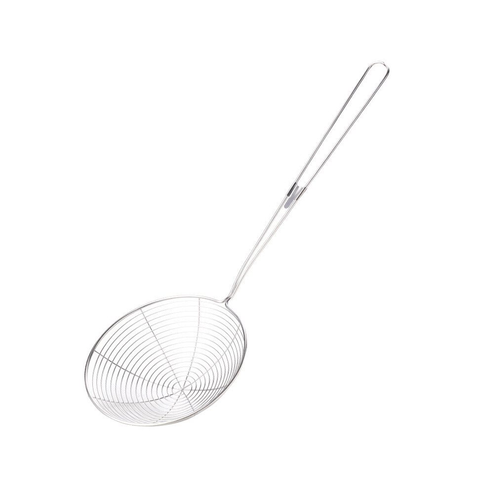 (a-Silver) 1 Pcs Mesh Strainer Stainless Steel Durable Kitchen Flour Handheld Screen Mesh Strainer Flour Sieve Oil Strainer colander-image-OPC-PBQ8KKG-NEW