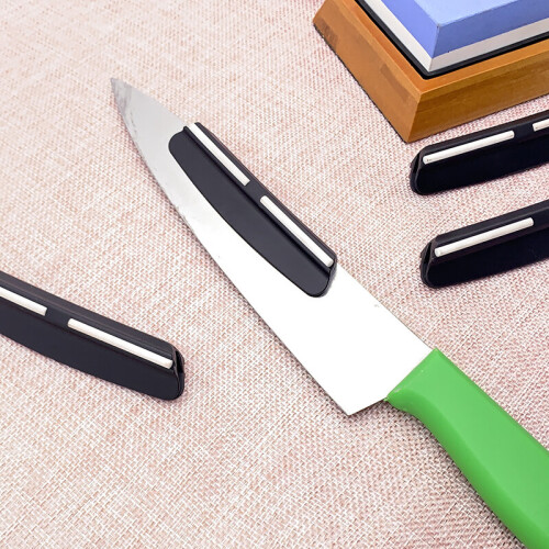 (a-A Angle guide) Angle Guide Knife Sharpening Kitchen Knife Sharpener Fast Precision Kitchen Tools Durable Ceramics Strip Sharpening Gadgets 1