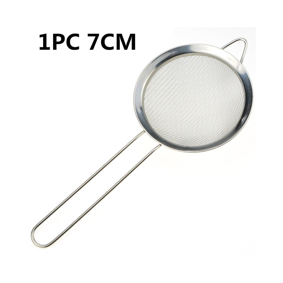 (a-7CM) Professional Stainless Steel Wire Fine Mesh Sieve Oil Strainer Flour Colander Sifter DIY Kitchen Tools For Filtering Food Hot-image-OPC-PBQ8KCX-NEW