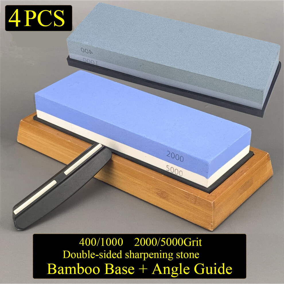 (A-Ss As Picture) 1000 3000 Grit Professional Knife Sharpener Whetstone Grinding Water Stone Knives Sharpening Stone Apex Egde Diamond Bars Set 4856906255824