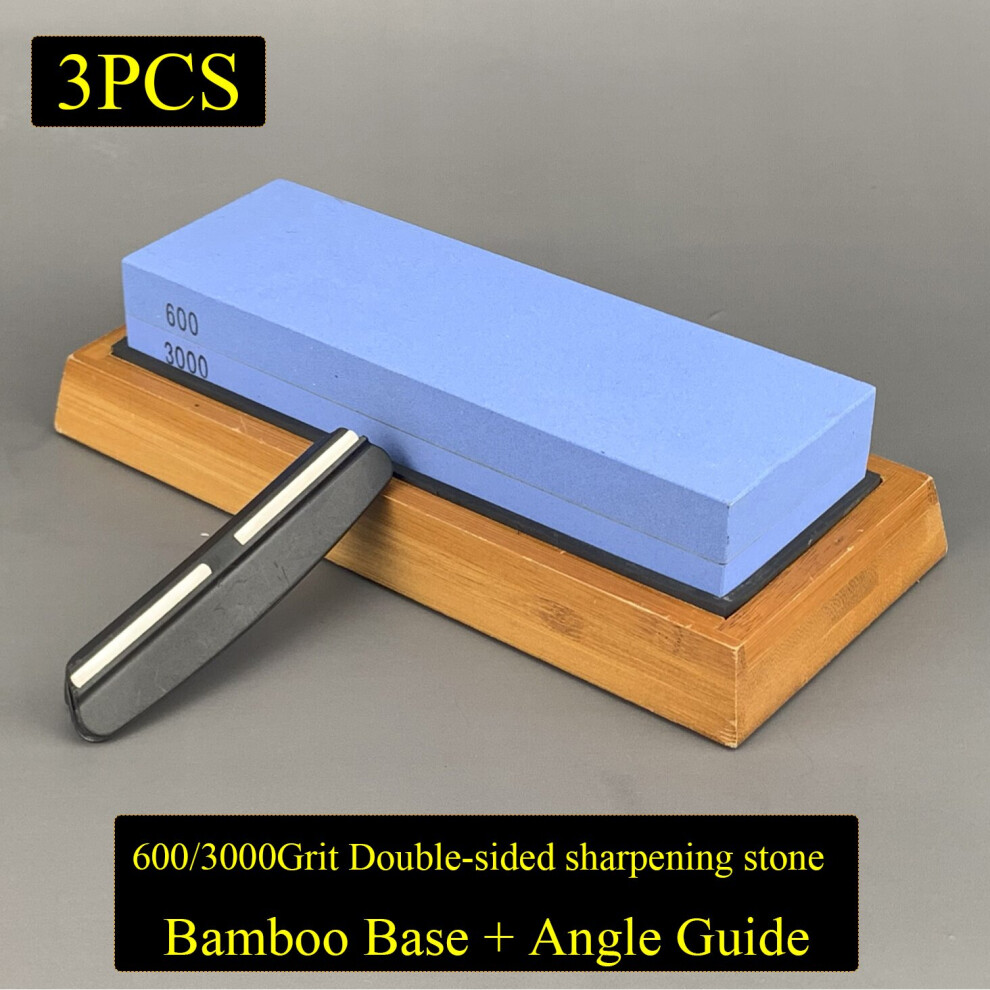(A-600-3000 Set As Picture) 1000 3000 Grit Professional Knife Sharpener Whetstone Grinding Water Stone Knives Sharpening Stone Apex Egde Diamond Bars 4856906255800