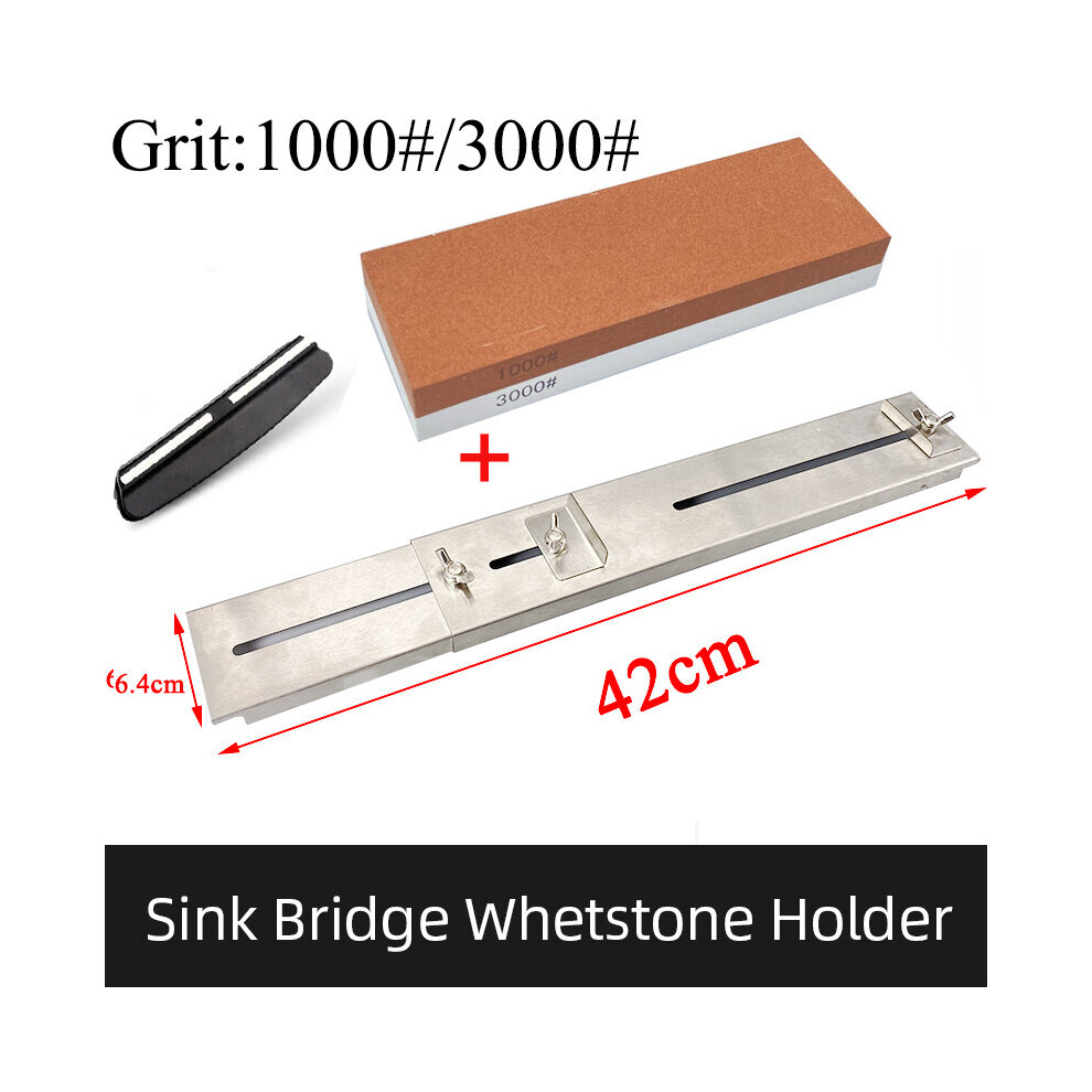 (A-1000 3000 Set As Picture) 1000 3000 Grit Professional Knife Sharpener Whetstone Grinding Water Stone Knives Sharpening Stone Apex Egde Diamond Bars 4856906255541