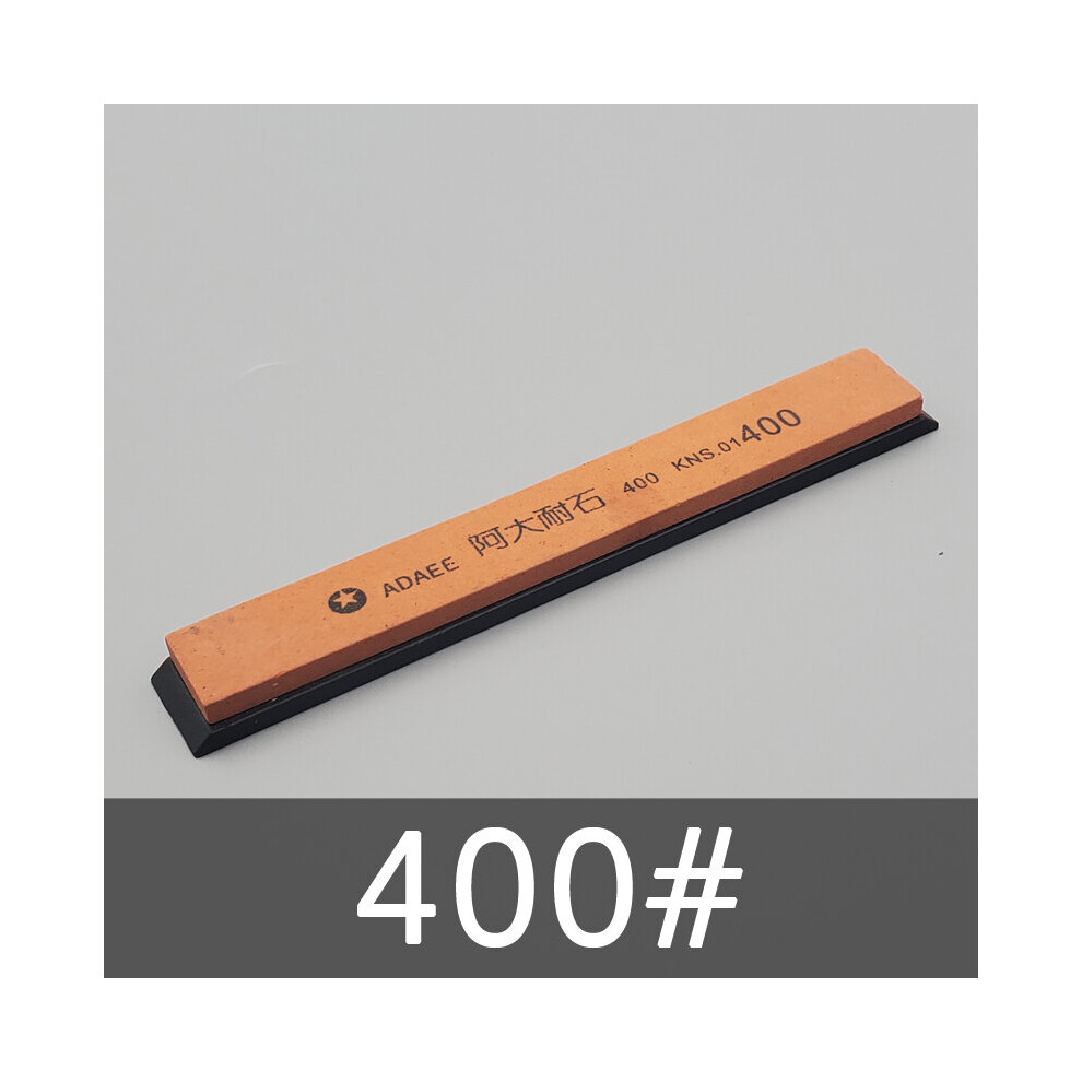 (A-Ad400 White Alundum) Ruixin Pro Sharpening Stone Grit120 320 600 1500# Professional Angle Whetstone 4Pcs Have Base Fixed Angle Knife Sharpener 4856906220570