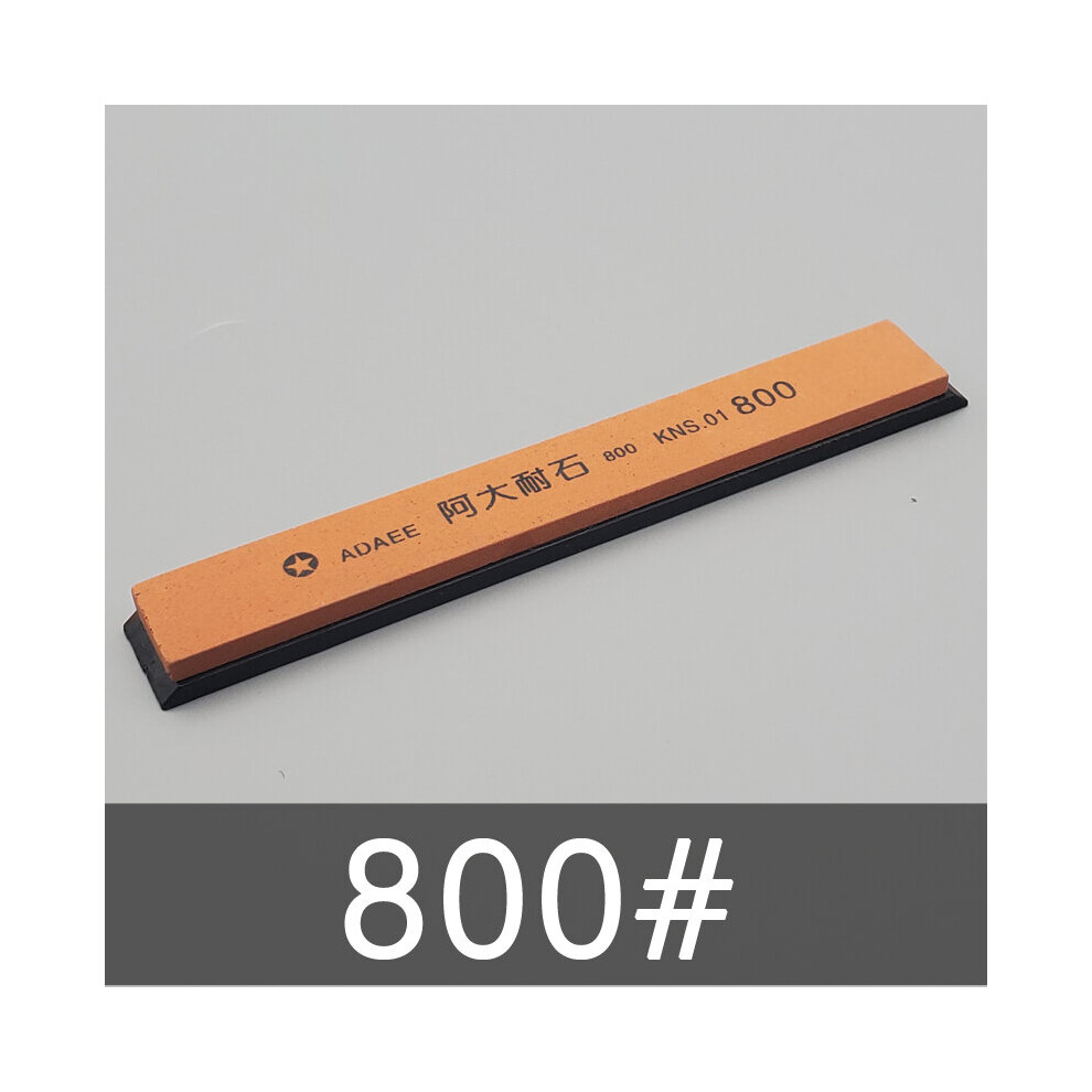 (A-Ad800 White Alundum) Ruixin Pro Sharpening Stone Grit120 320 600 1500# Professional Angle Whetstone 4Pcs Have Base Fixed Angle Knife Sharpener 4856906220587