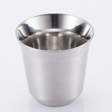 (a-Black) 80ml Double Wall Stainless Steel Espresso Cup Italian Capsule Heat Insulation Mug Home Brief Portable Thermo Coffee Mugs